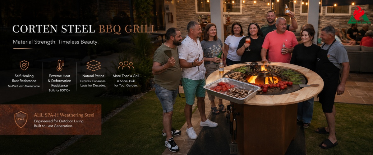 Key Material Advantages of Weathering Steel for Custom BBQ Grills